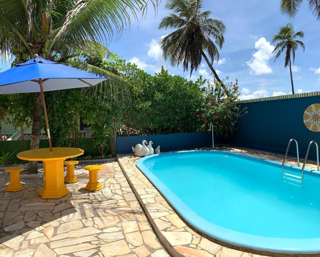 Casa Em Condominio, Beira Mar E Piscina Barra De Sao Miguel - Maceio- Al Eksteriør billede